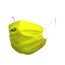 ALÉ face mask - DOTS - yellow/black