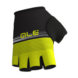 ALÉ Cycling fingerless gloves - CLASSICHE DEL NORD - yellow/black