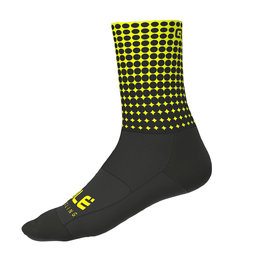 ALÉ Cyclingclassic socks - DOTS  - black/yellow