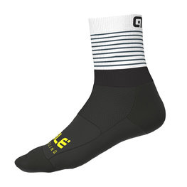 ALÉ Cyclingclassic socks - PIUMA  - white/black