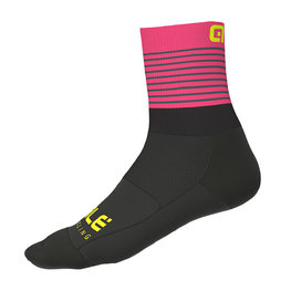 ALÉ Cyclingclassic socks - PIUMA  - black/pink