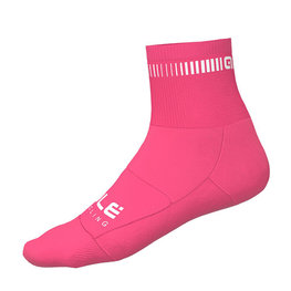ALÉ Cyclingclassic socks - LOGO Q-SKIN  - pink