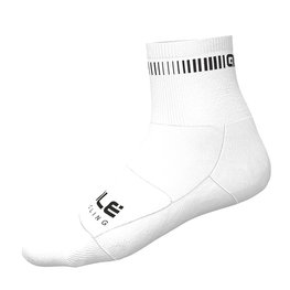 ALÉ Cyclingclassic socks - LOGO Q-SKIN  - white