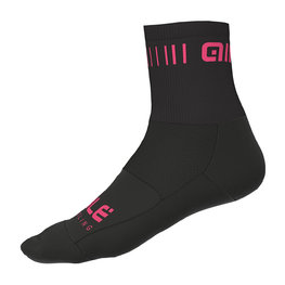 ALÉ Cyclingclassic socks - STRADA Q-SKIN  - pink/black