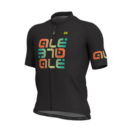 ALÉ Cycling short sleeve jersey - MIRROR - black
