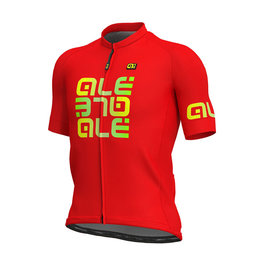ALÉ Cycling short sleeve jersey - MIRROR - red