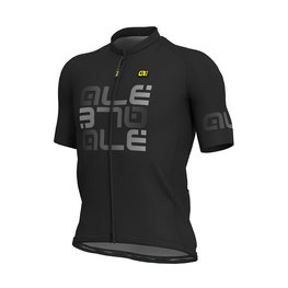 ALÉ Cycling short sleeve jersey - MIRROR - black/grey