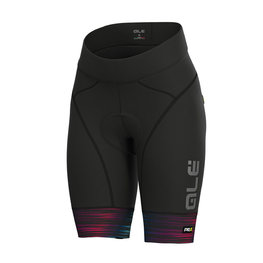 ALÉ Cycling shorts without bib - THE END LADY - black/multicolour
