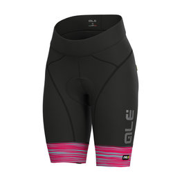 ALÉ Cycling shorts without bib - THE END LADY - pink/black