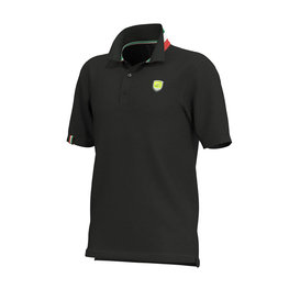 ALÉ Cycling short sleeve t-shirt - POLO - black