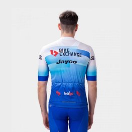 ALÉ Cycling short sleeve jersey - BIKE EXCHANGE 2022 - white/blue