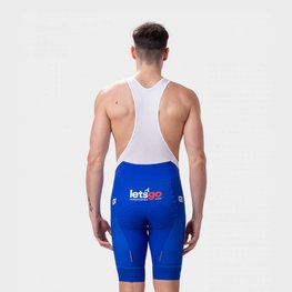 ALÉ Cycling bib shorts - BIKE EXCHANGE 2022 - white/blue
