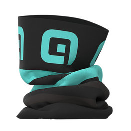 ALÉ Cycling neckwarmer - PIUMA - black/turquoise