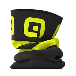 ALÉ Cycling neckwarmer - PIUMA - black/yellow