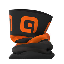 ALÉ Cycling neckwarmer - PIUMA - black/orange