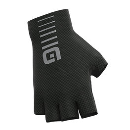 ALÉ Cycling fingerless gloves - REFLEX AIR CRONO - black