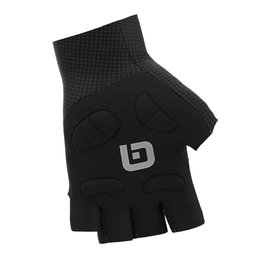 ALÉ Cycling fingerless gloves - REFLEX AIR CRONO - black