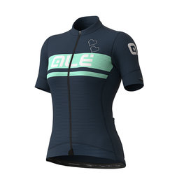 ALÉ Cycling short sleeve jersey - PRS CRYSTAL LADY - blue