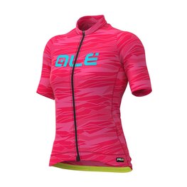 ALÉ Cycling short sleeve jersey - ROCK LADY - pink