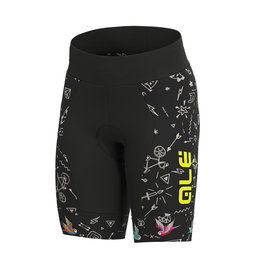 ALÉ Cycling shorts without bib - VERSILIA KIDS - black