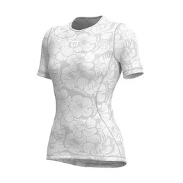 ALÉ Cycling short sleeve t-shirt - PETUNIA LADY - white