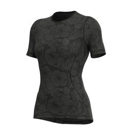 ALÉ Cycling short sleeve t-shirt - PETUNIA LADY - black