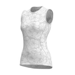 ALÉ Cycling sleeve less t-shirt - PETUNIA LADY - white