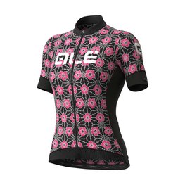 ALÉ Cycling short sleeve jersey - GARDA LADY - black/pink