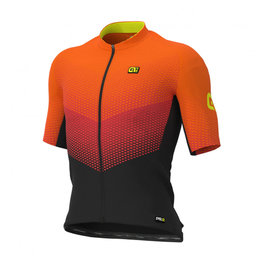 ALÉ Cycling short sleeve jersey - DELTA - red/black/orange