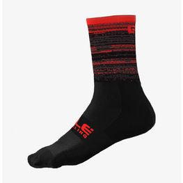 ALÉ Cyclingclassic socks - SCANNER - black/orange