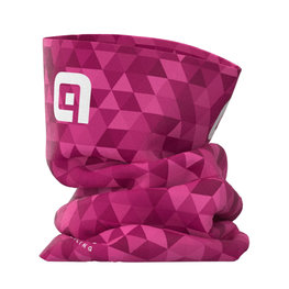 ALÉ Cycling neckwarmer - TRIANGLES - purple/pink