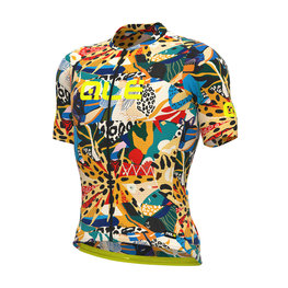 ALÉ Cycling short sleeve jersey - PR-R KENYA - black/blue/yellow/orange/green