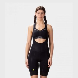 ALÉ Cycling bib shorts - VELOCITY PLUS LADY - black