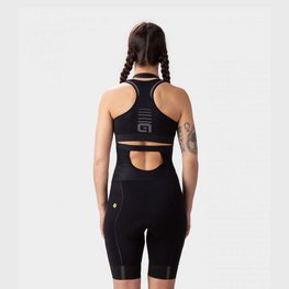 ALÉ Cycling bib shorts - VELOCITY PLUS LADY - black
