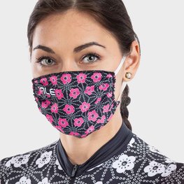 ALÉ face mask - GARDA - pink/black
