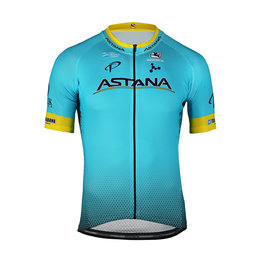 GIORDANA Cycling short sleeve jersey - ASTANA 2019 VERO PRO - turquoise