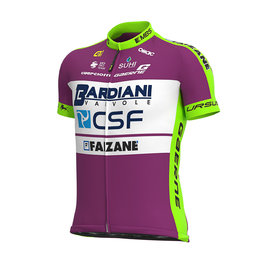ALÉ Cycling short sleeve jersey - BARDIANI CSF 2020 - purple/green