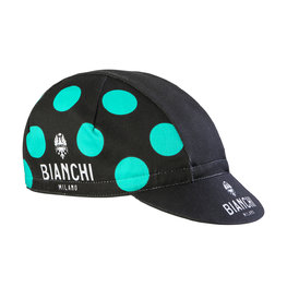 BIANCHI MILANO Cycling hat - NEON - black/light blue