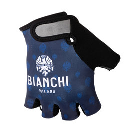 BIANCHI MILANO Cycling fingerless gloves - ALVIA - black/blue