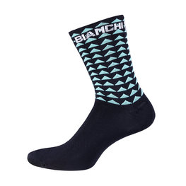 BIANCHI MILANO Cyclingclassic socks - BOLCA - black/light blue