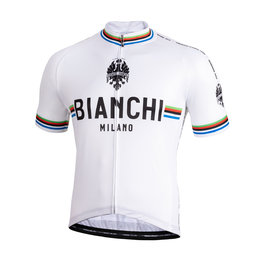BIANCHI MILANO Cycling short sleeve jersey - NEW PRIDE - black/white