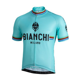 BIANCHI MILANO Cycling short sleeve jersey - NEW PRIDE - black/green