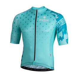 BIANCHI MILANO Cycling short sleeve jersey - SAVIGNANO - green
