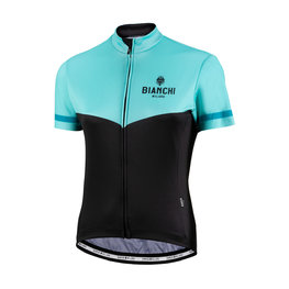 BIANCHI MILANO Cycling short sleeve jersey - GINOSA LADY - blue/black