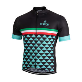 BIANCHI MILANO Cycling short sleeve jersey - CODIGORO - black