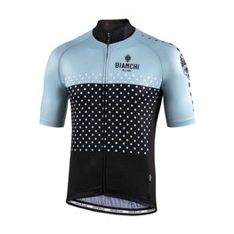 BIANCHI MILANO Cycling short sleeve jersey - QUIRRA - black/light blue