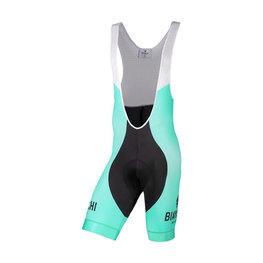 BIANCHI MILANO Cycling bib shorts - POMA - black/light green