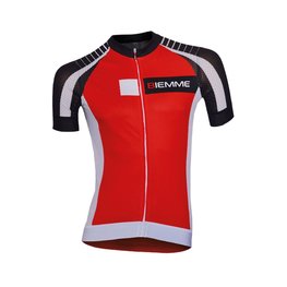 Cycling short sleeve jersey - MOODY - black/red/white