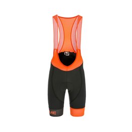 Cycling bib shorts - LEGEND - black/orange