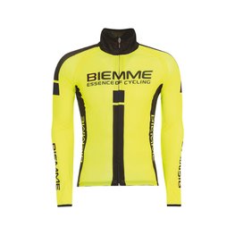 Cycling winter long sleeve jersey - JAMPA™ 2.0 WINTER - black/yellow